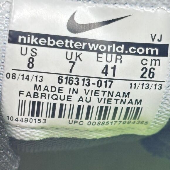 Nike Track Spikes - Black/White - Size 8 US - Picture 4 of 6